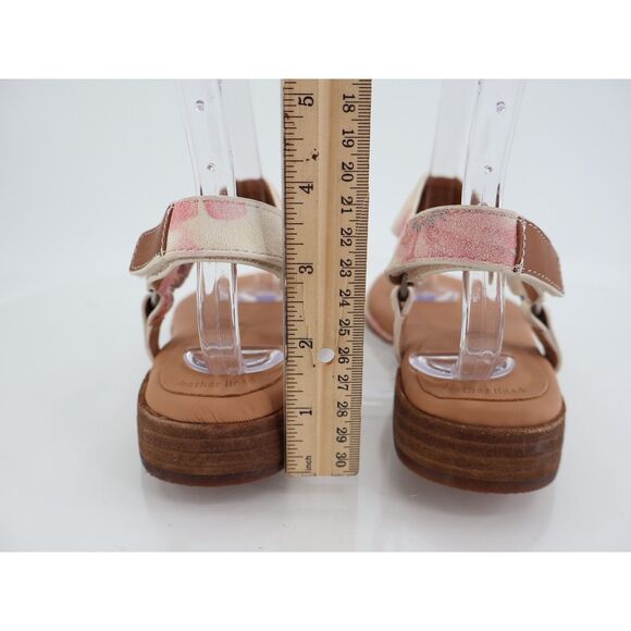 Gentle Souls Holly Sandals Womens Size 8 Thong Floral Leather Block Heel Comfy - Picture 6 of 11